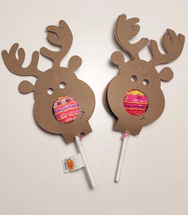 Ρούντολφ με γλειφιτζούρι για παιδικό πάρτι